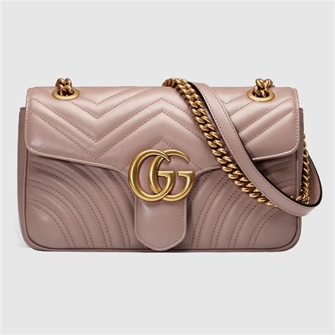 gucci matelasse perfect pink|Dusty Pink Leather GG Marmont Matelassé Shoulder .